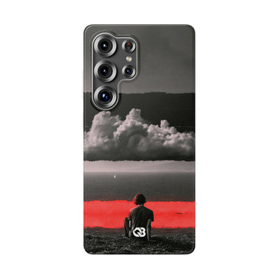 Crimson Horizon · Lite Phone Case for Samsung · Black