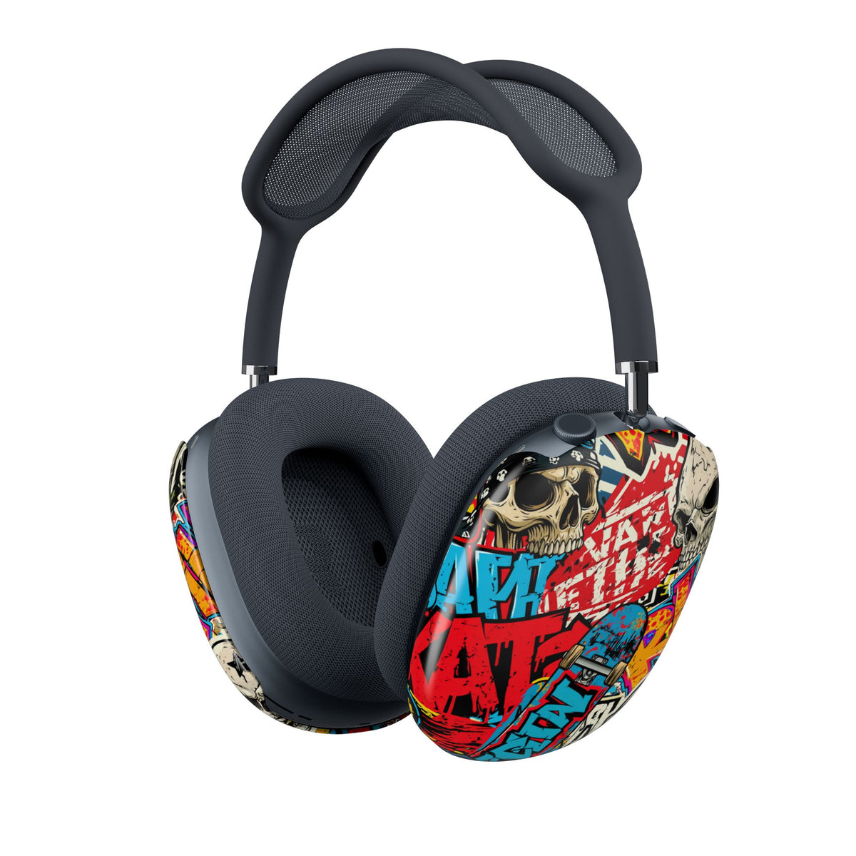 Skate Skull Riot · Hard Case for AirPods Max · Red
