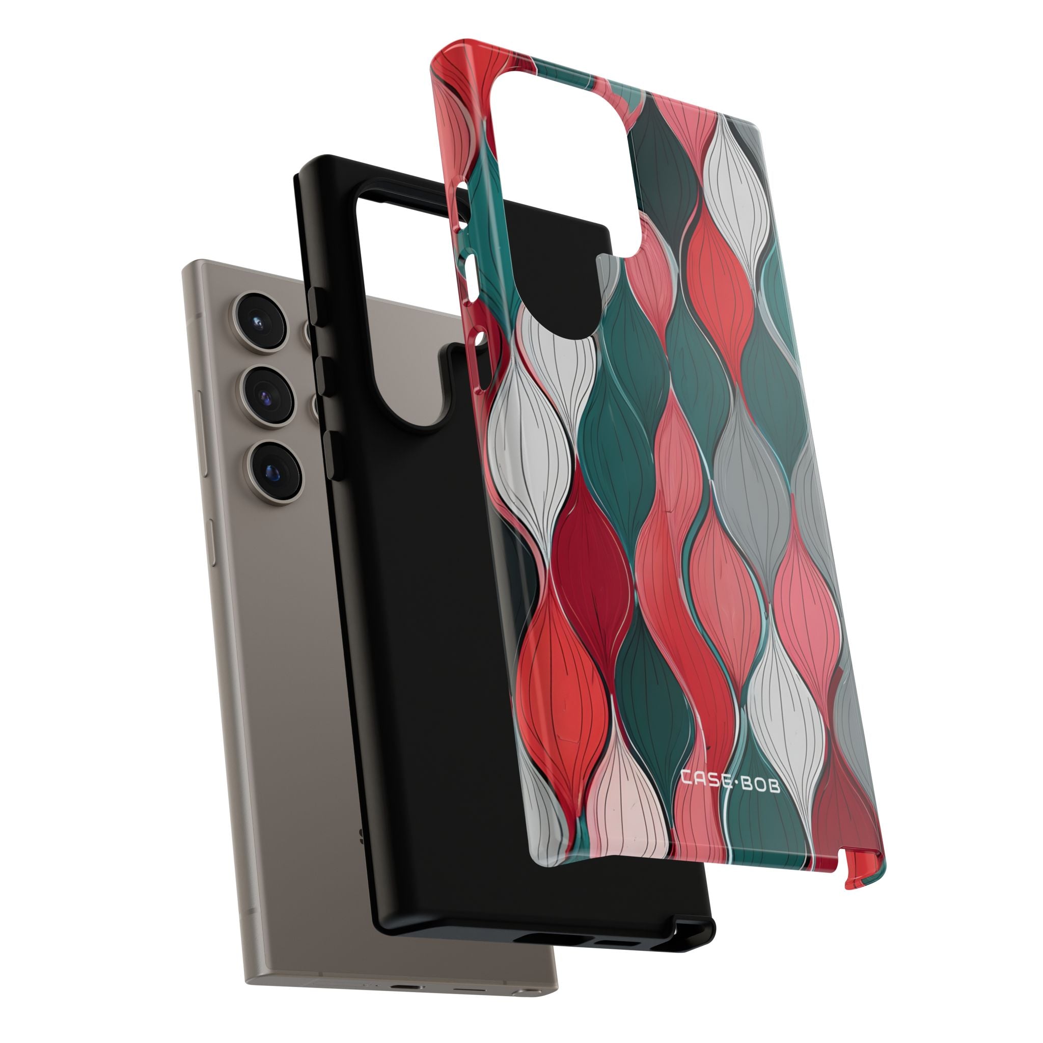 Blattkaskade Teal Samsung S24 Ultra Case - Tough