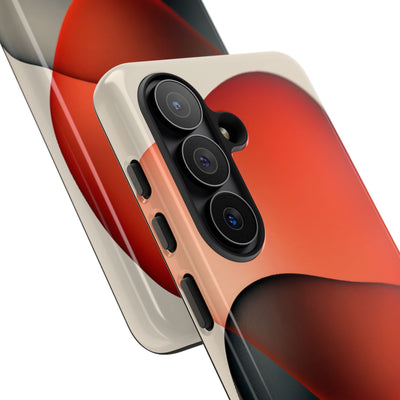 Translucent Crimson Form · Tough Phone Case for Samsung · Red