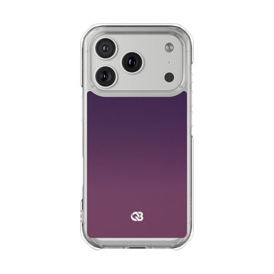 Velvet Dusk · Clear Impact Magnetic Phone Case for iPhone · Purple