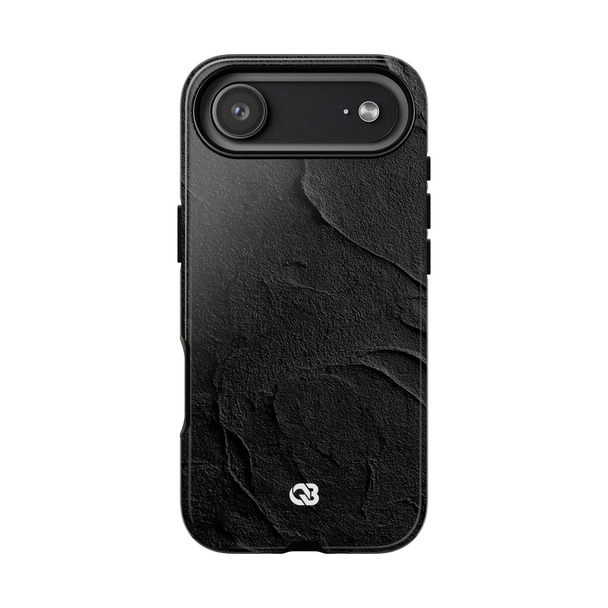 Obsidian Stucco Relief · Tough Phone Case for iPhone · Black