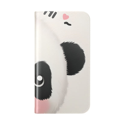 Peeking Panda Blush - iPhone 15 Pro Case - Wallet