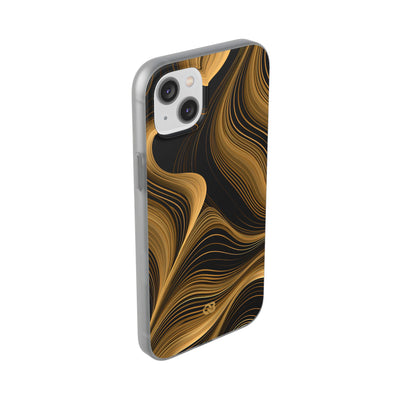 Gold Lite Phone Case for iPhone - Molten Copper Strands