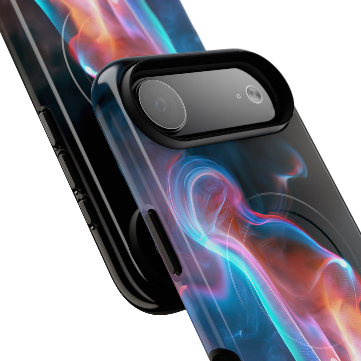 Neon Waveform · Tough 2.0 Magnetic Phone Case for iPhone · Black