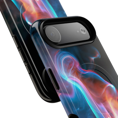 Neon Waveform · Tough 2.0 Magnetic Phone Case for iPhone · Black
