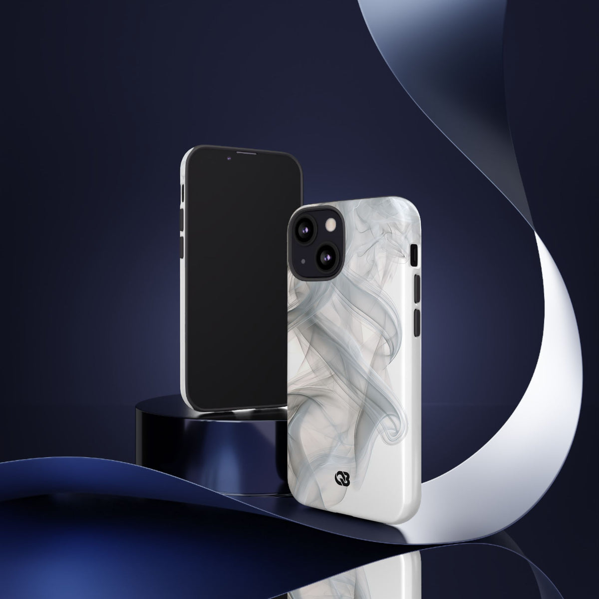 Vapor Noir · Tough Phone Case for iPhone · White