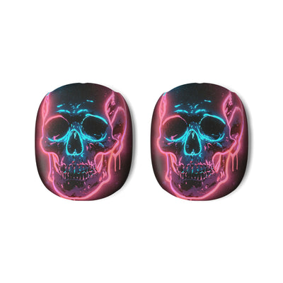 Neon Drip Skull · Hard Case for AirPods Max · Black