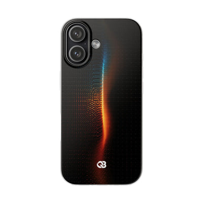 Luminous Refraction Grid · Lite Phone Case for iPhone ·  Black