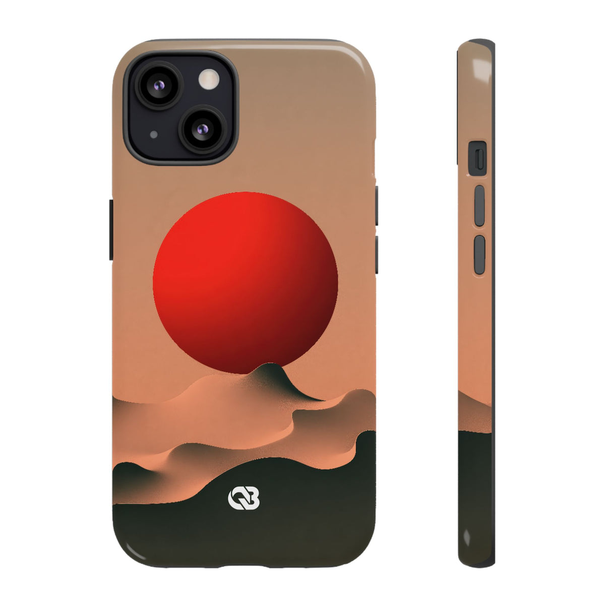 Crimson Sol Ridge · Tough Phone Case for iPhone · Red