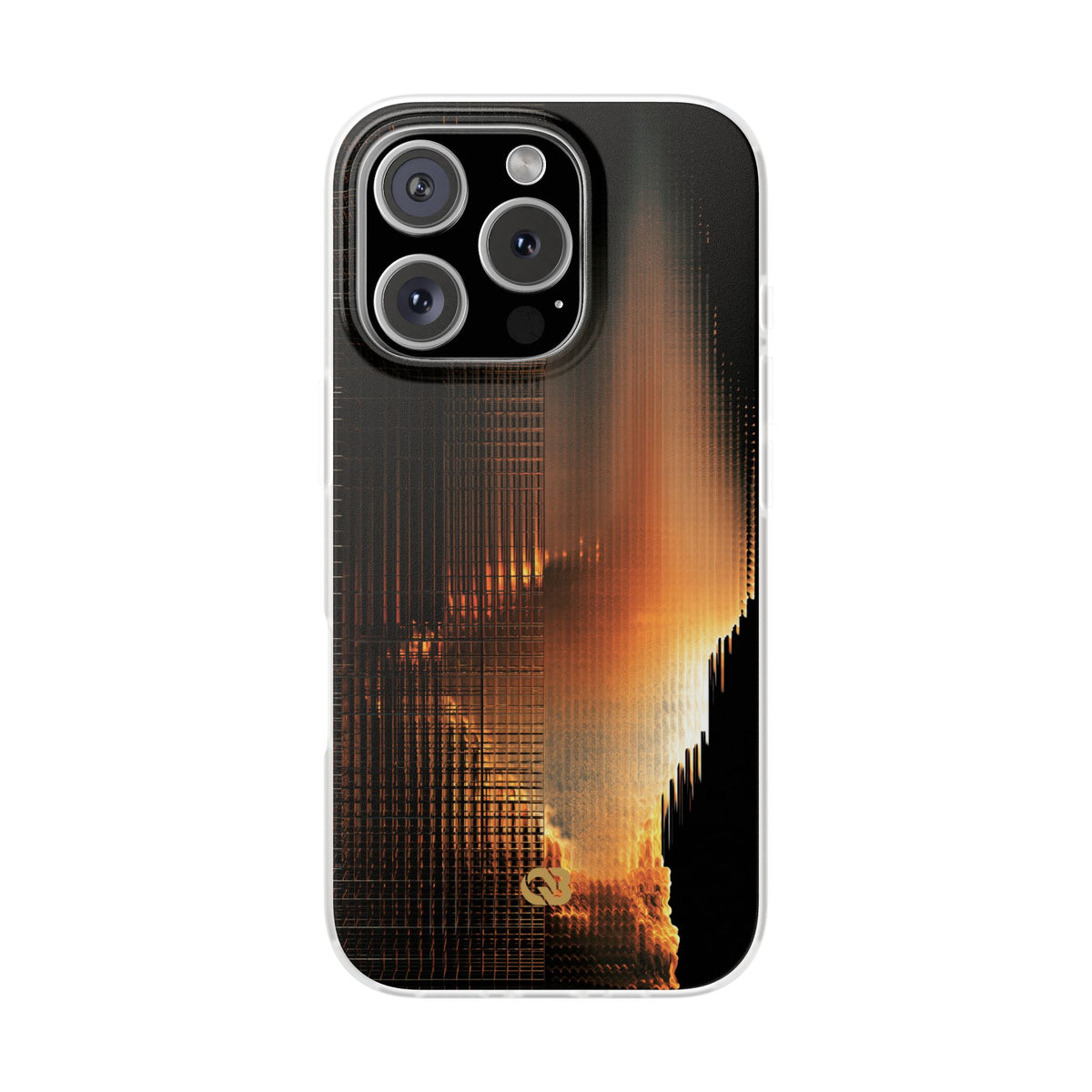 Luminous Grid · Lite Phone Case for iPhone ·  Black