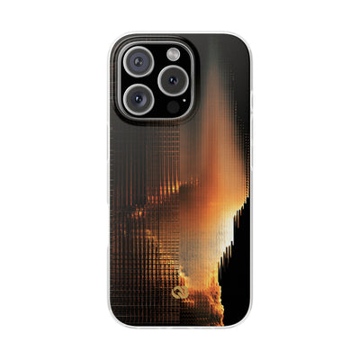 Luminous Grid · Lite Phone Case for iPhone ·  Black