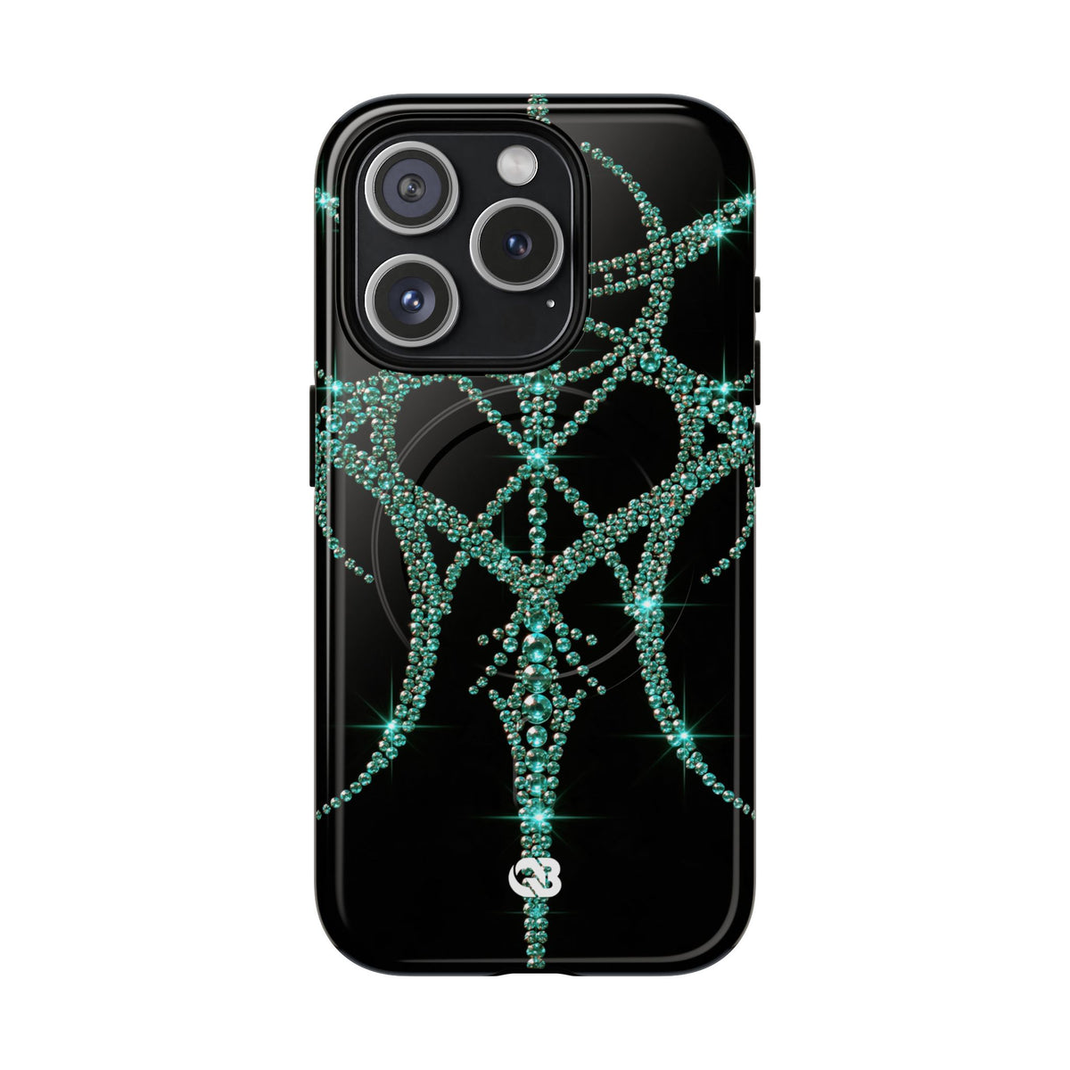 Teal Cyber Sigil · Tough 2.0 Magnetic Phone Case for iPhone · Teal