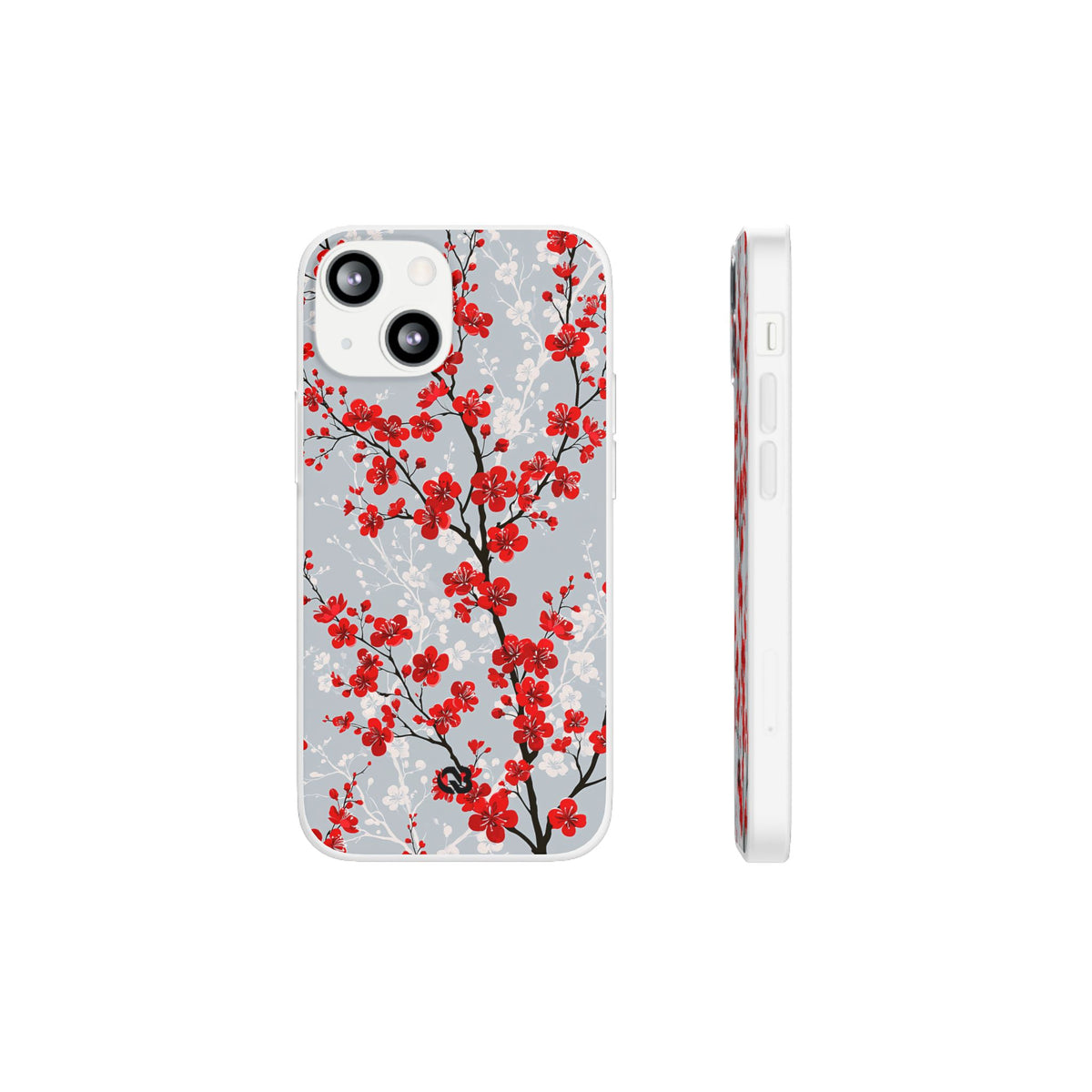 Scarlet Plum Blossom · Lite Phone Case for iPhone ·  Red