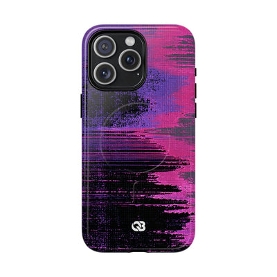 Neon Signal Shift · Tough 2.0 Magnetic Phone Case for iPhone · Purple