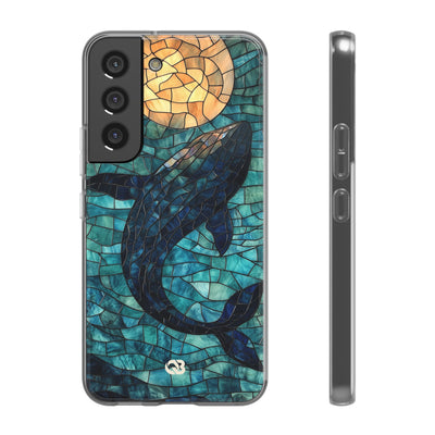Stained Moon Whale · Soft etui na telefon dla Samsung