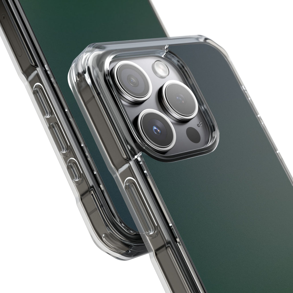 Green Impact MagSafe Phone Case for iPhone - Midnight Pine Horizon