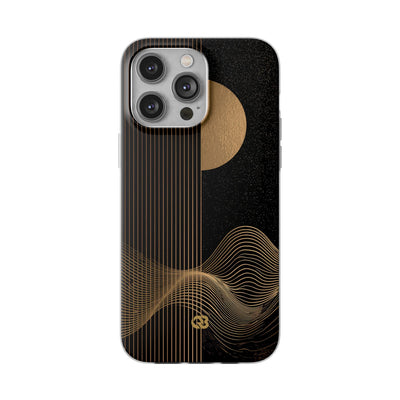 Lunar Topo Horizon · Lite Phone Case for iPhone ·  Black