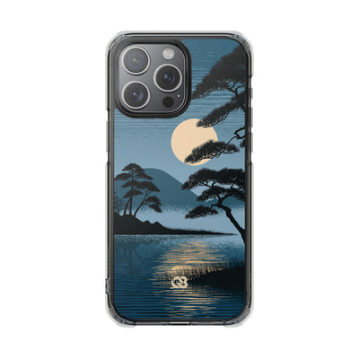 Blue Impact MagSafe Phone Case for iPhone - Midnight Kyoto Pine