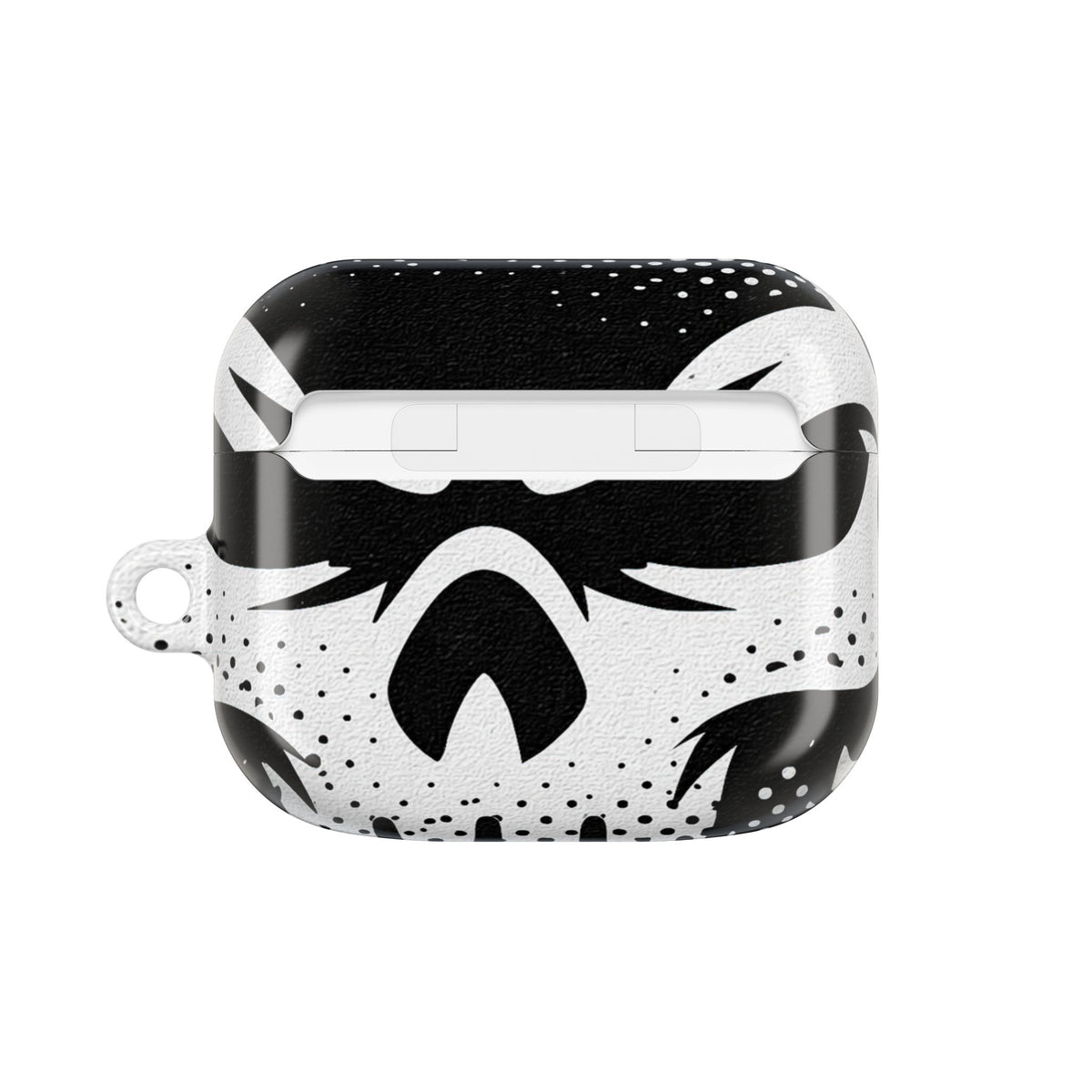 Phantom Halftone · Hard Case for AirPods & AirPods Pro · Black