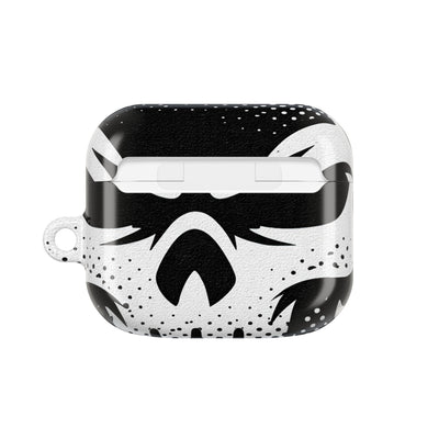Phantom Halftone · Hard Case for AirPods & AirPods Pro · Black