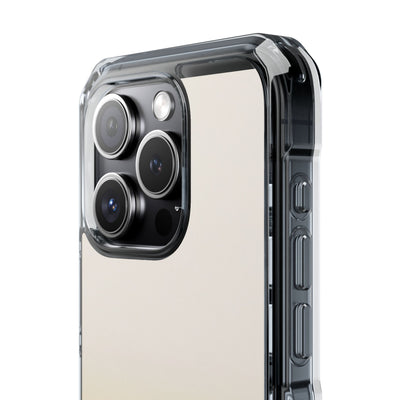 Solar Cream Ombre · Clear Impact Magnetic Phone Case for iPhone · Yellow
