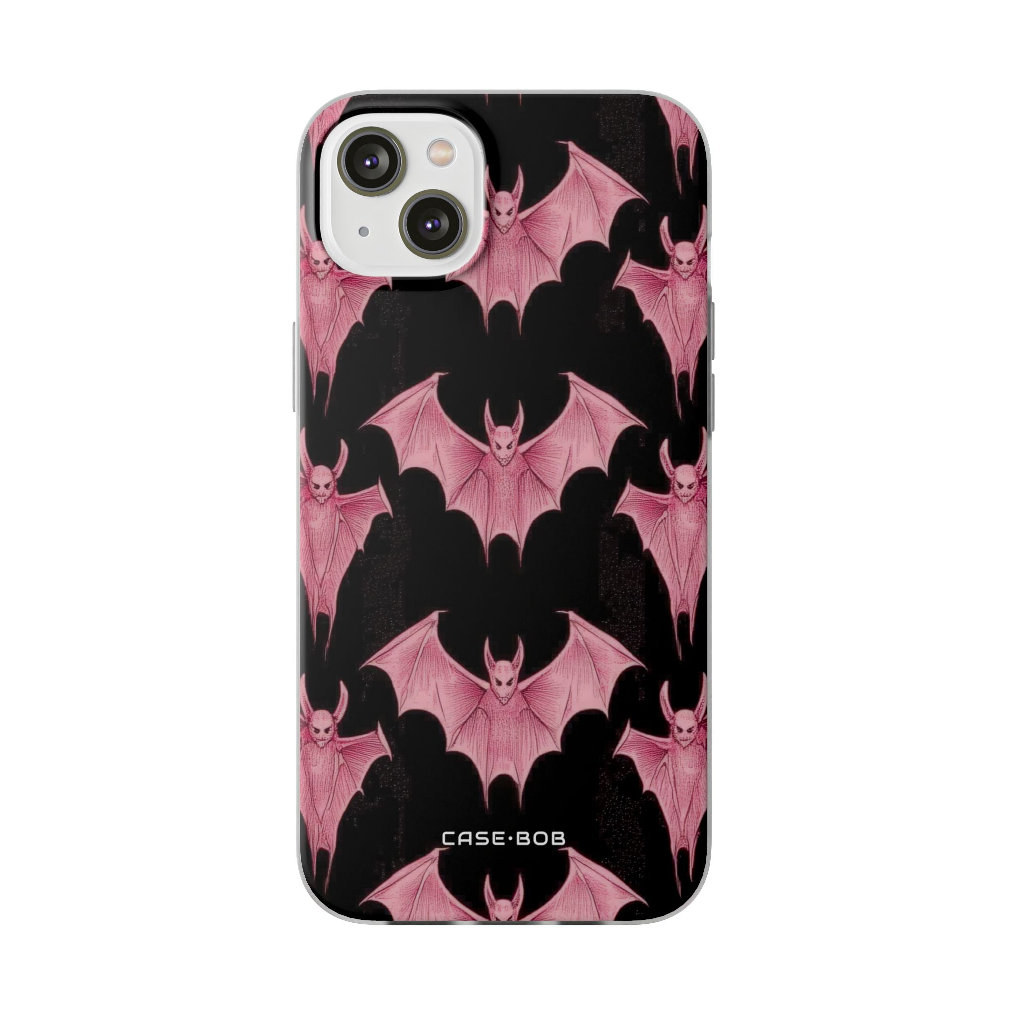 Pink Batwave iPhone 14 Plus Case - Soft