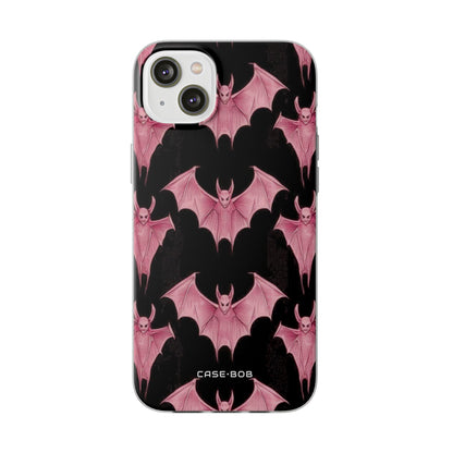 Pink Batwave iPhone 14 Plus Case - Soft