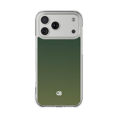 Evergreen Gradient · Clear Impact Magnetic Phone Case for iPhone ·  Green