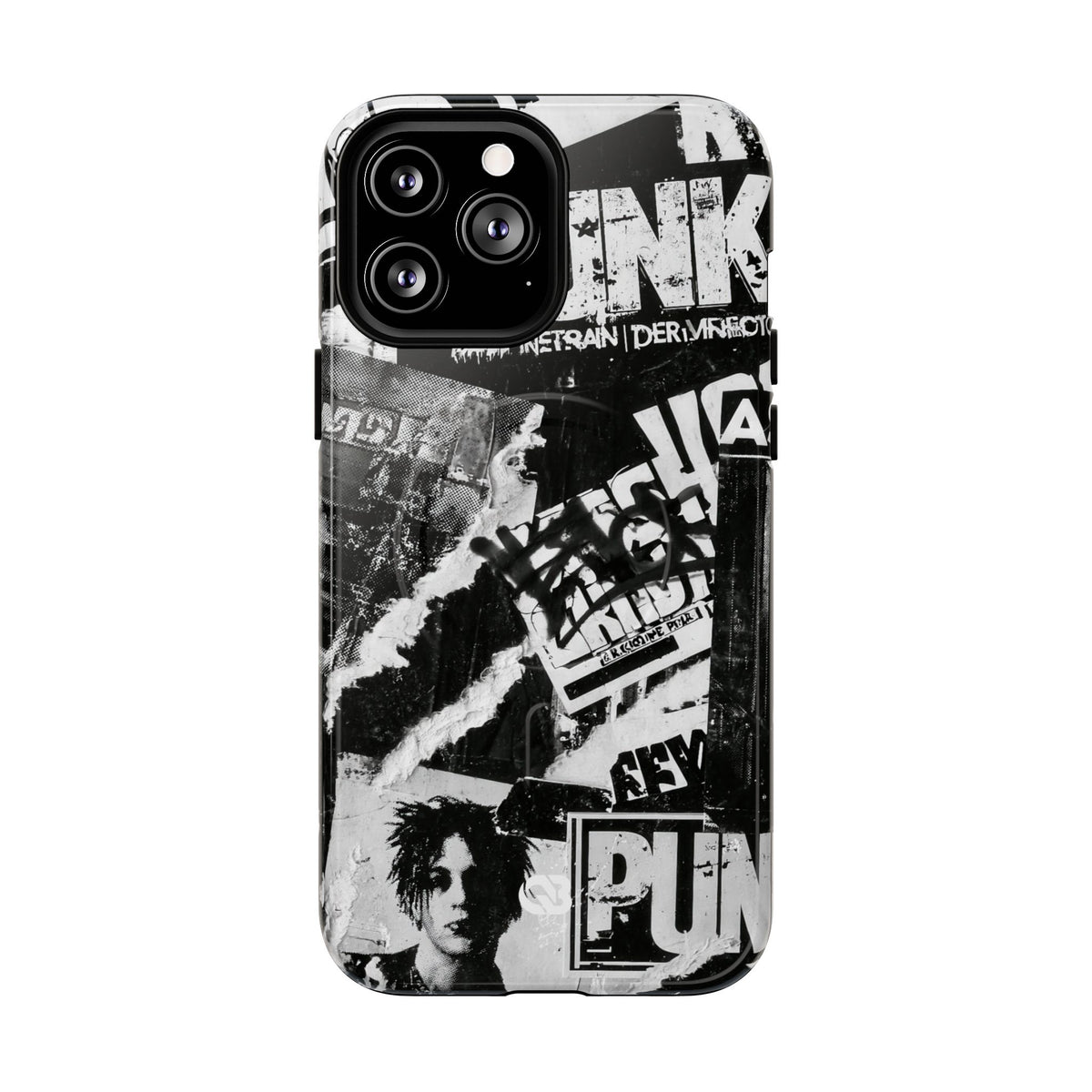 Underground Punk Collage · Tough 2.0 Magnetic Phone Case for iPhone · Black