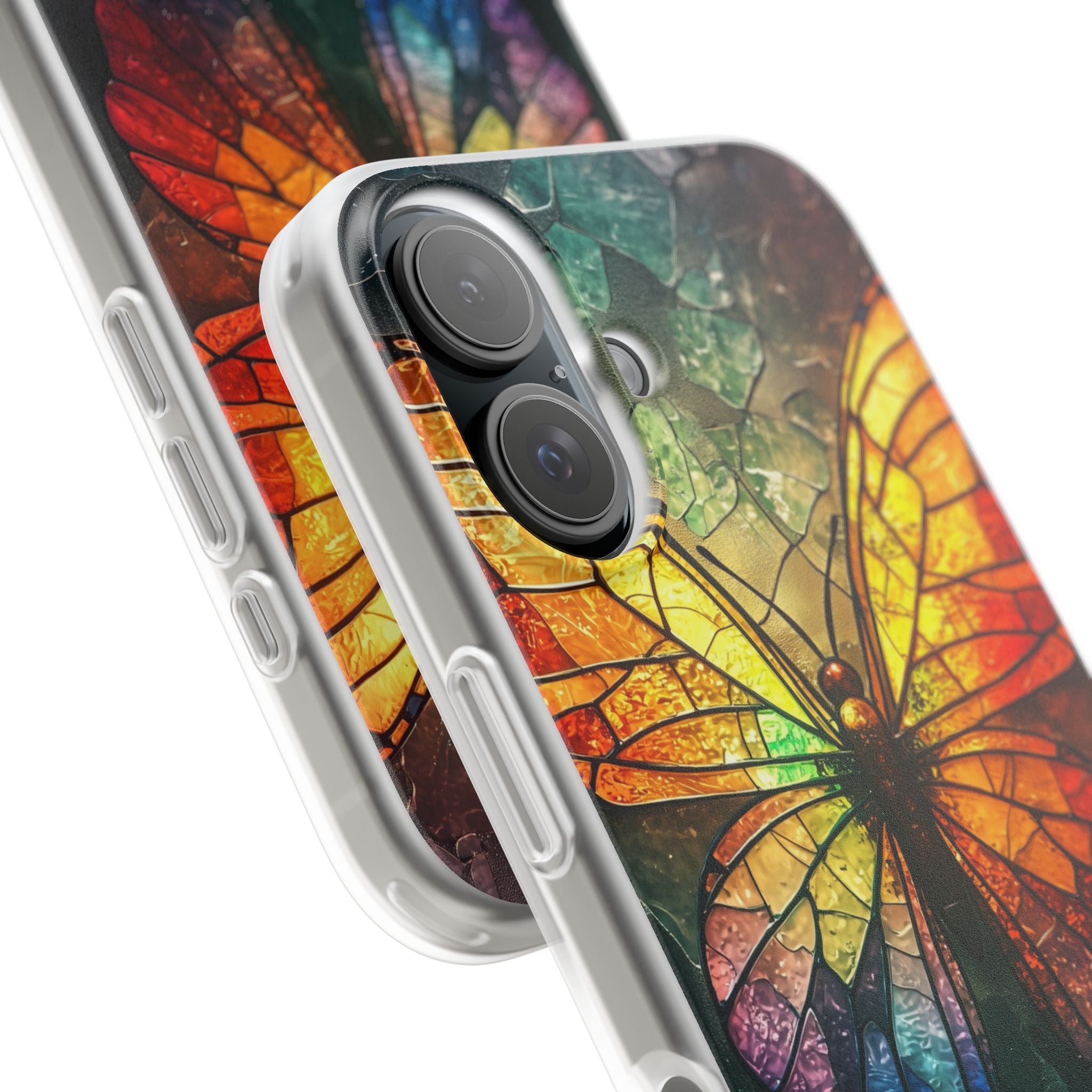 Shattered Prism Butterfly · Soft Phone Case for iPhone