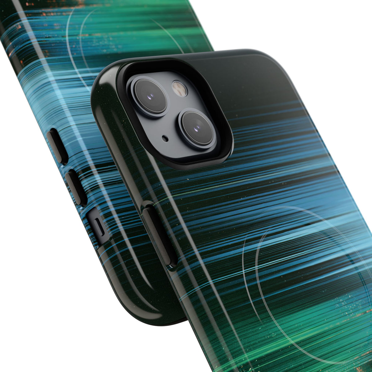Digital Shoreline Drift · Tough 2.0 Magnetic Phone Case for iPhone · Teal