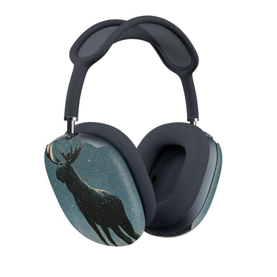 Nordic Boreal Moose · Hard Case for AirPods Max · Blue