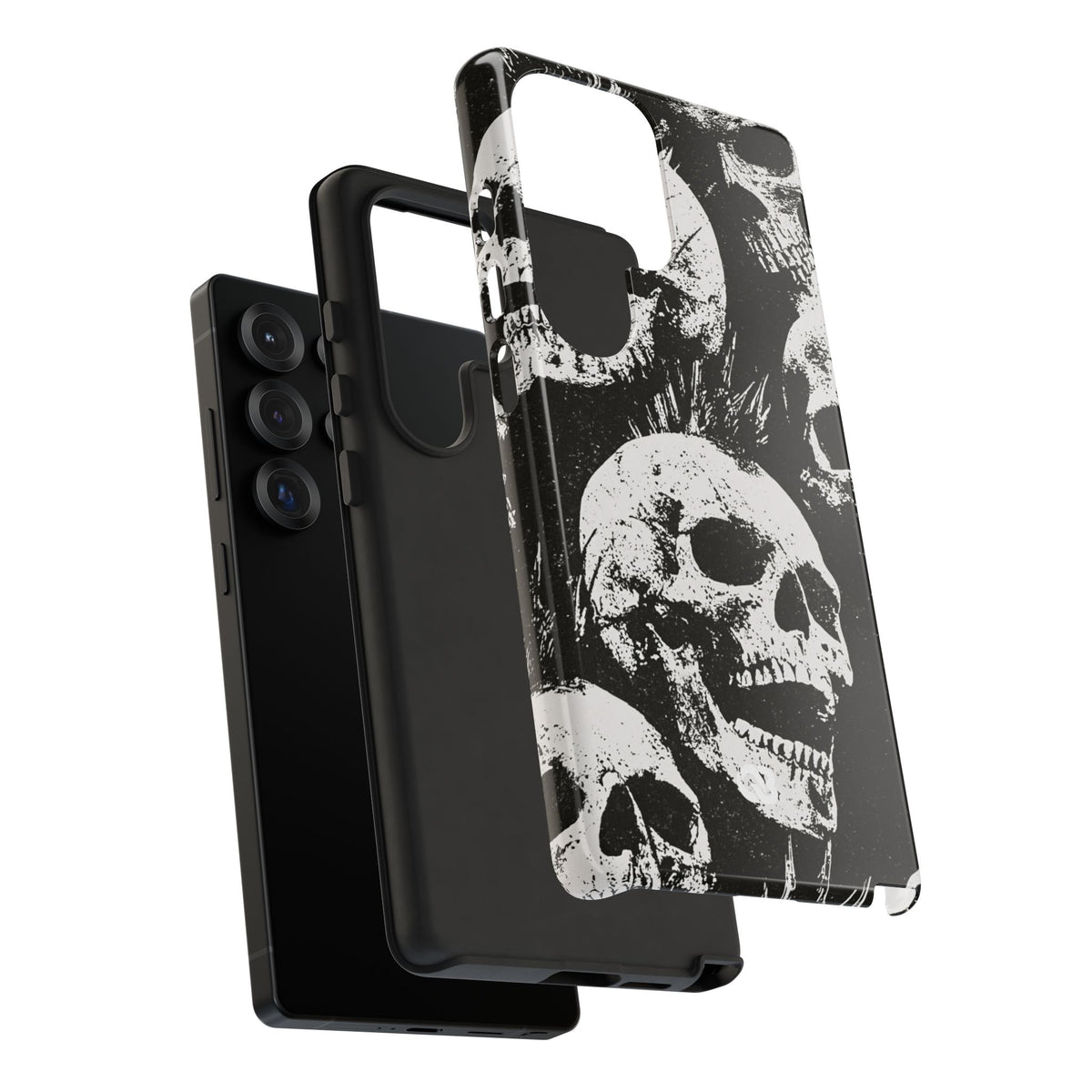 Punk Skull Riot · Tough Phone Case for Samsung · Black