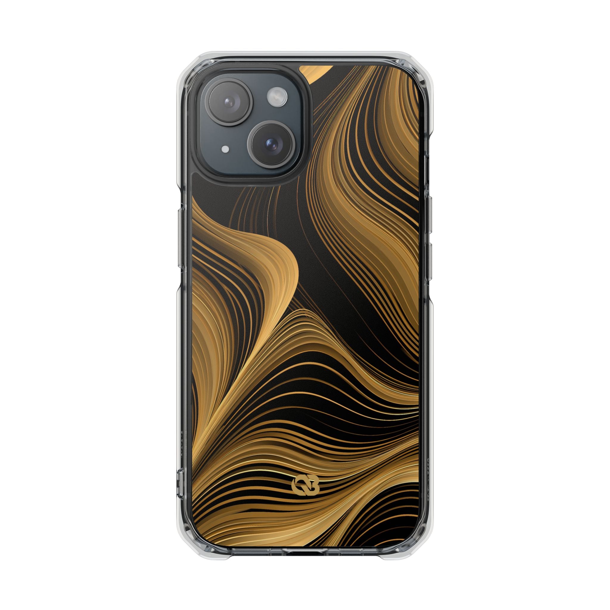 Gold Impact MagSafe Phone Case for iPhone - Molten Copper Strands