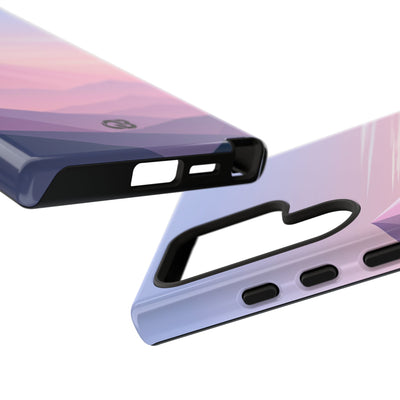 Alpine Twilight · Tough Phone Case for Samsung · Pink