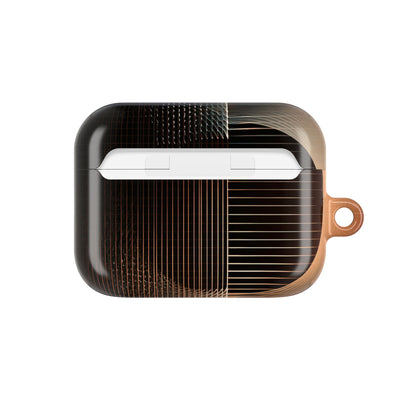 Amber Meridian · Hard Case for AirPods & AirPods Pro · Black