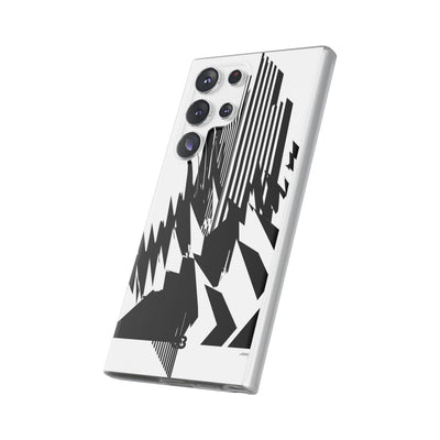 White Lite Phone Case for Samsung - Shattered Vector Spire