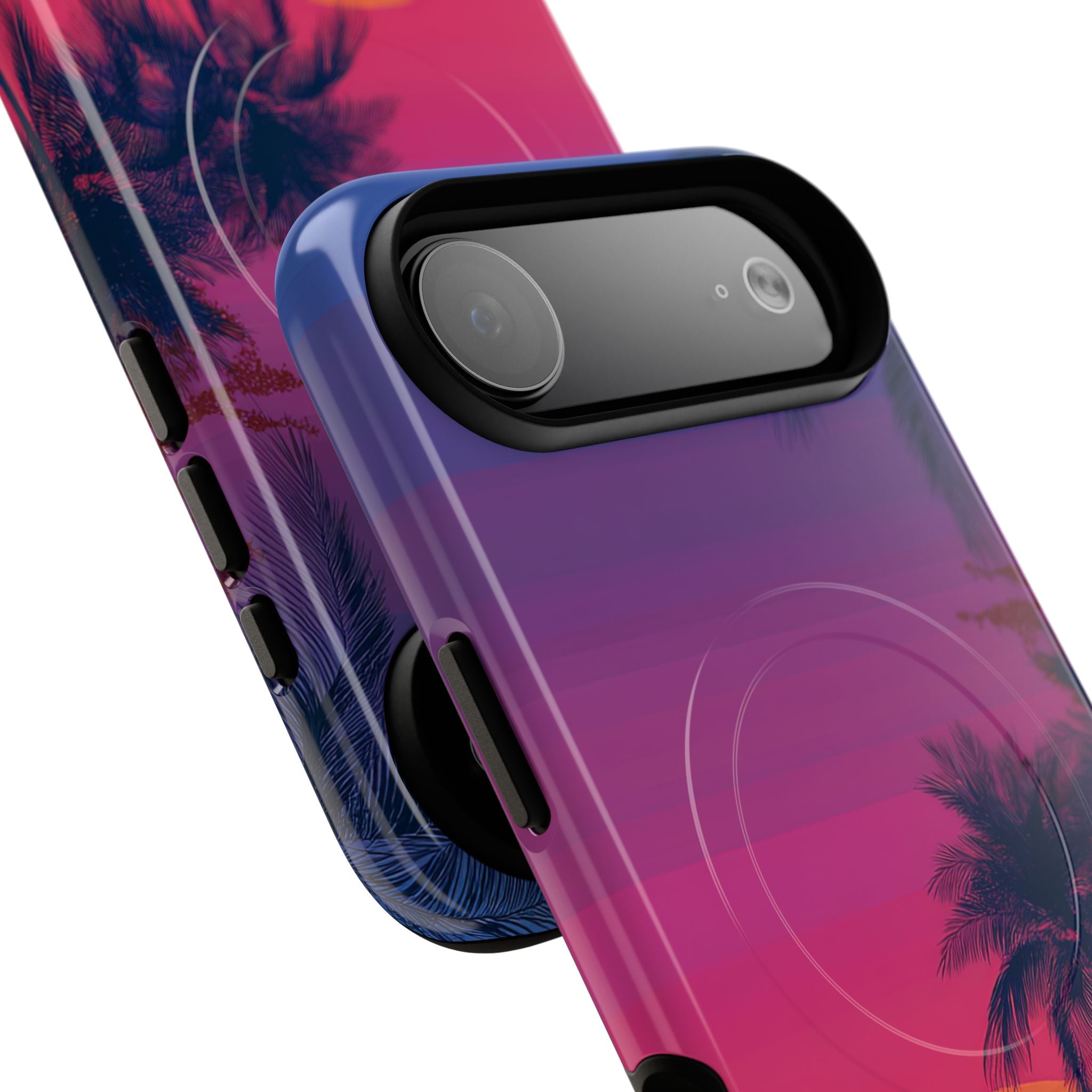 Neon Horizon Palms · Tough+ Telefoncover til iPhone · Magsafe