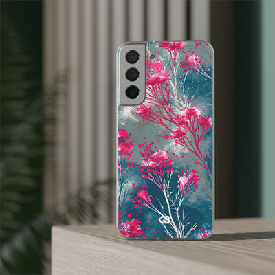Cyber Blossom · Lite Phone Case for Samsung · Teal