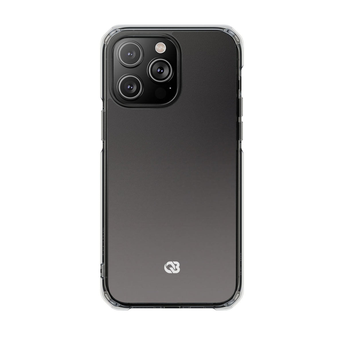 Obsidian Fade · Clear Impact Magnetic Phone Case for iPhone ·  Black