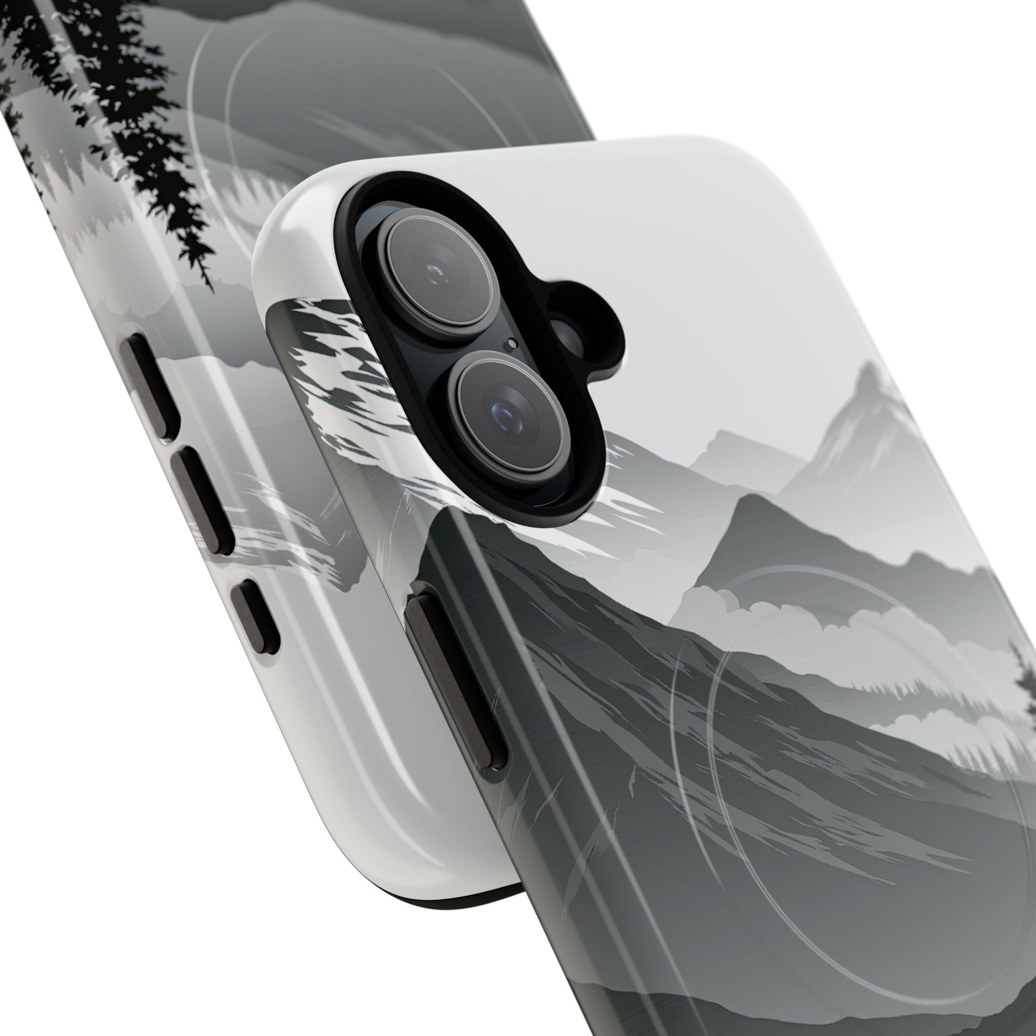 Grey Tough 2.0 Magsafe Phone Case for iPhone - Granite Ridge Mist