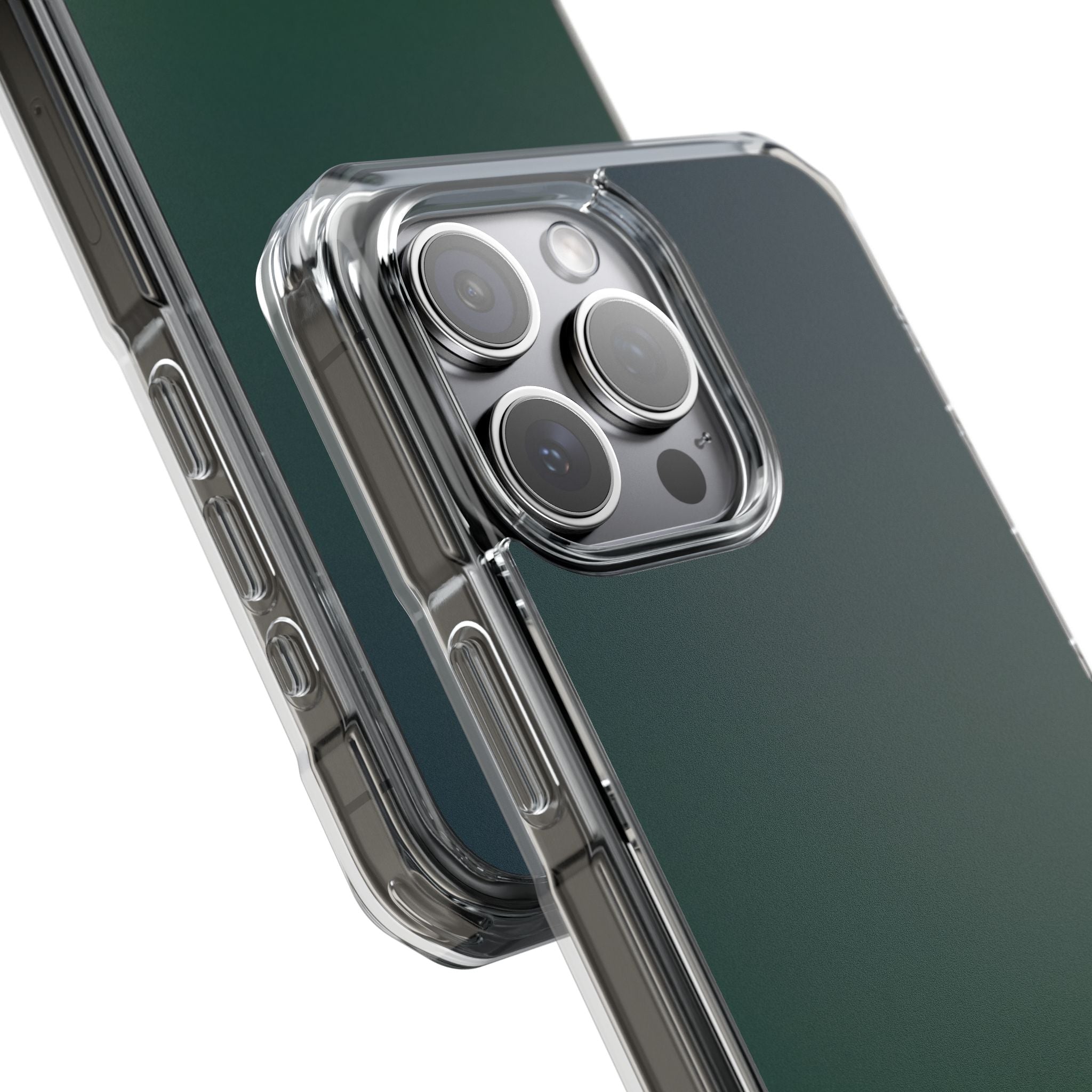 Green Impact MagSafe Phone Case for iPhone - Midnight Pine Horizon