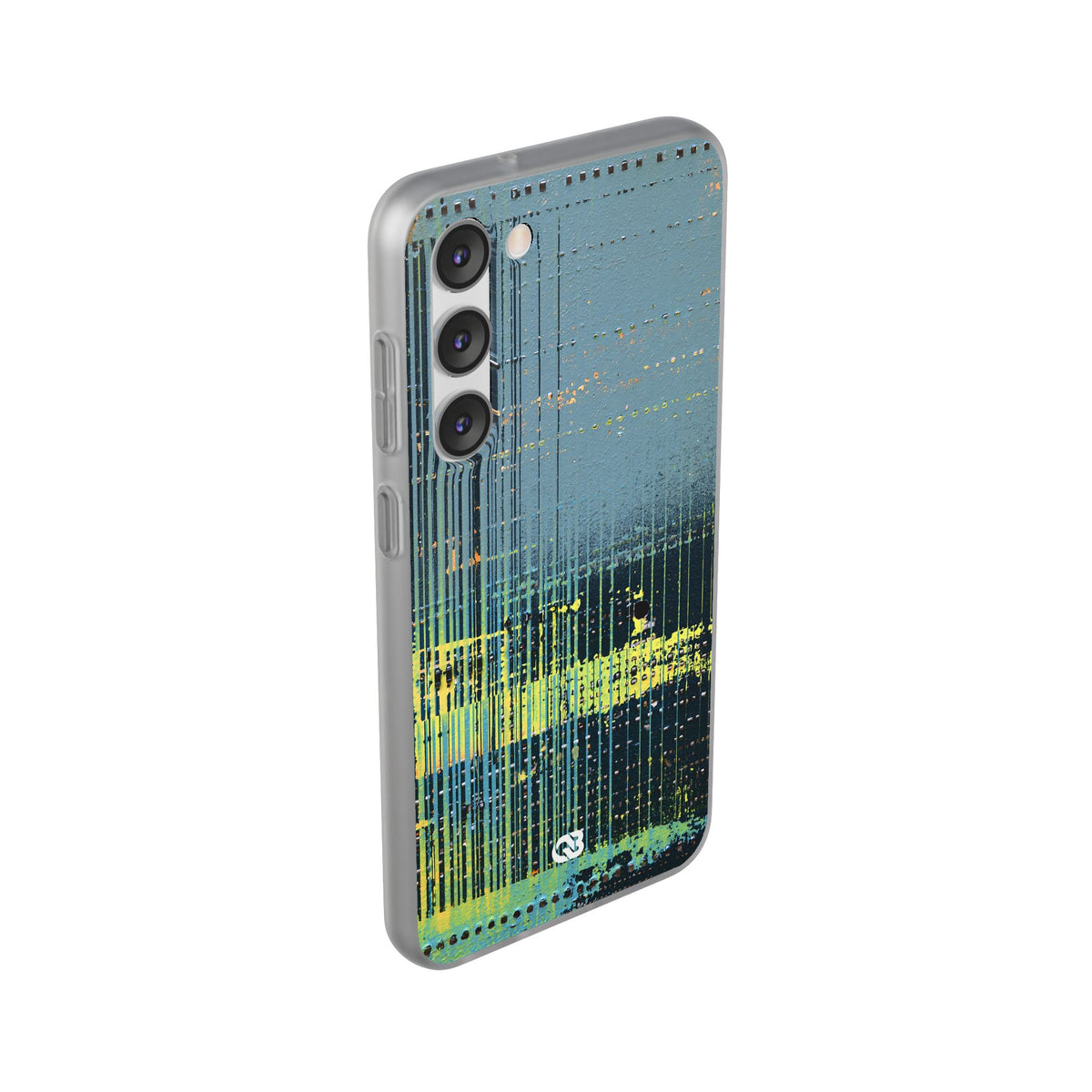 Acid Raster Circuit · Lite Phone Case for Samsung · Teal