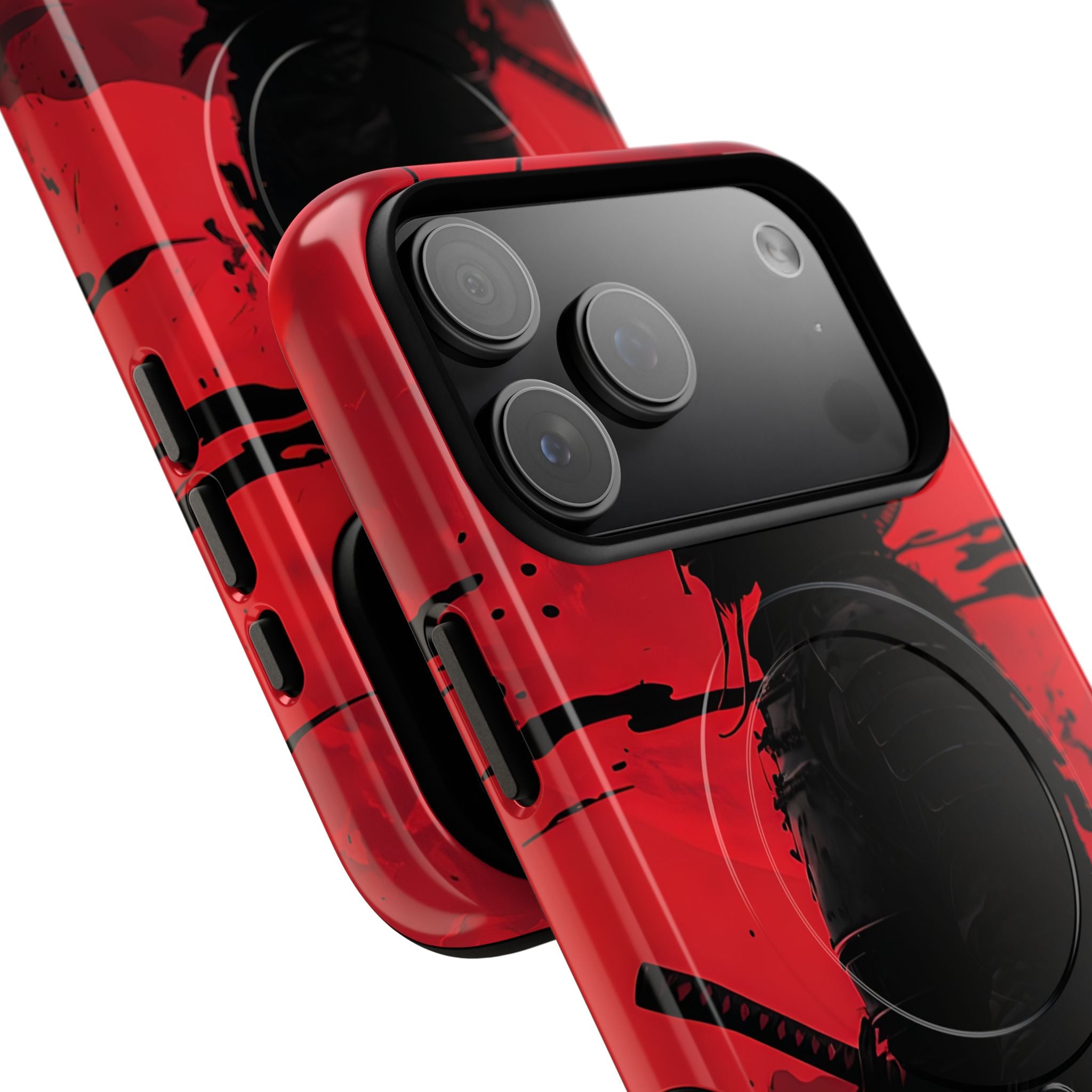 Crimson Samurai iPhone 17 Pro Max Case - Tough+ - CASE•BOB