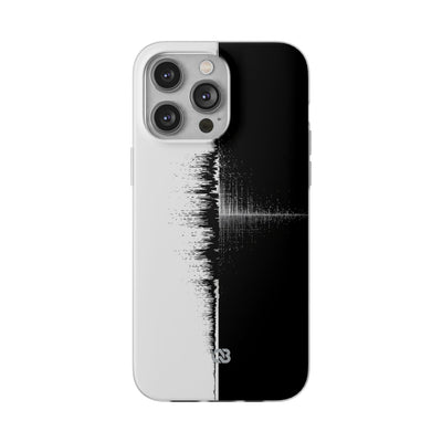 Black Lite Phone Case for iPhone - Static Signal Split