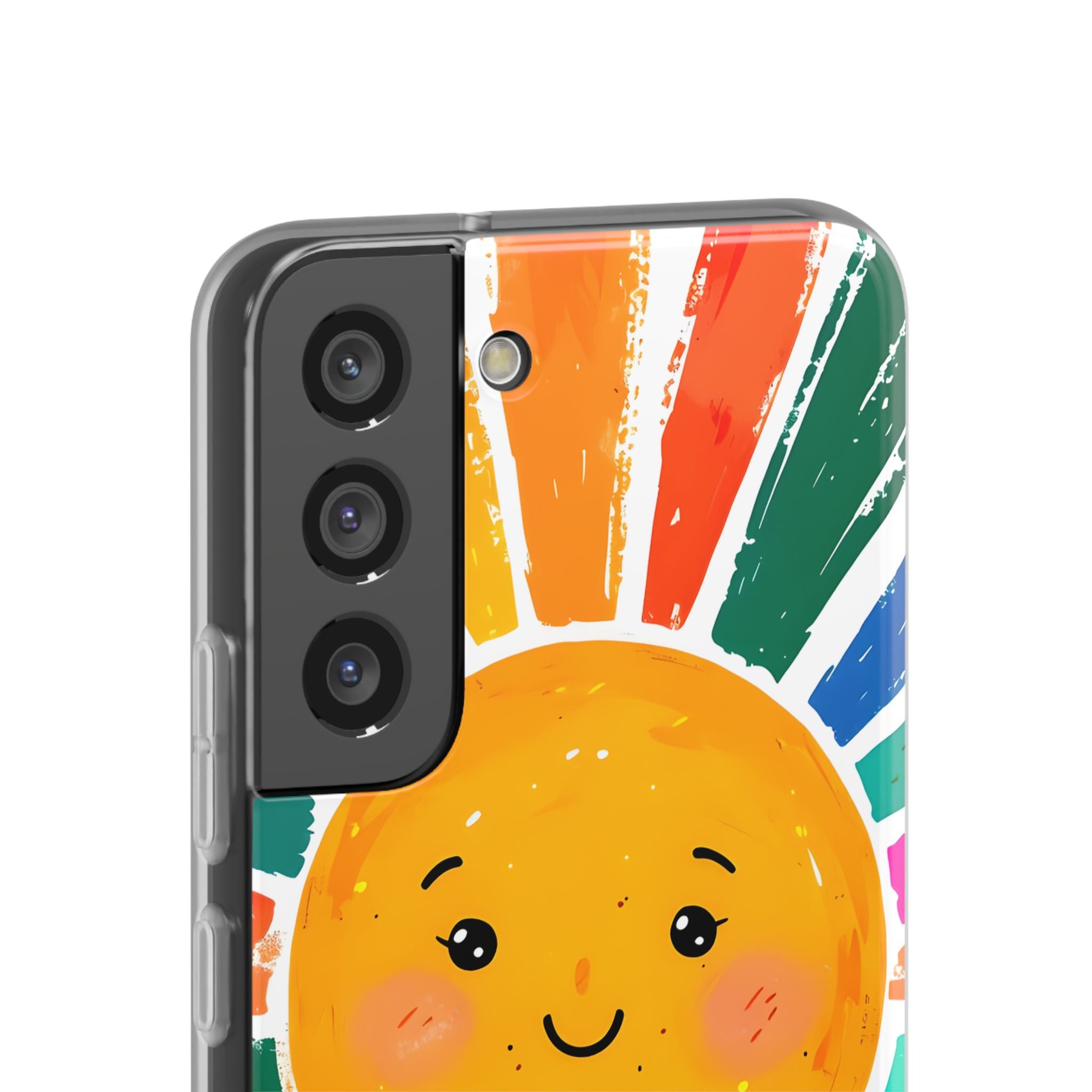 Vibrant Solar Smile · Soft Handyhülle für Samsung