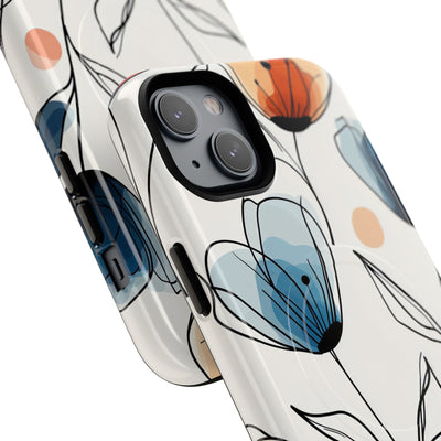 Ink Watercolor Tulips · Tough+ Phone Case for iPhone · Magsafe