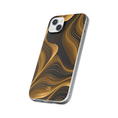 Gold Lite Phone Case for iPhone - Molten Copper Strands