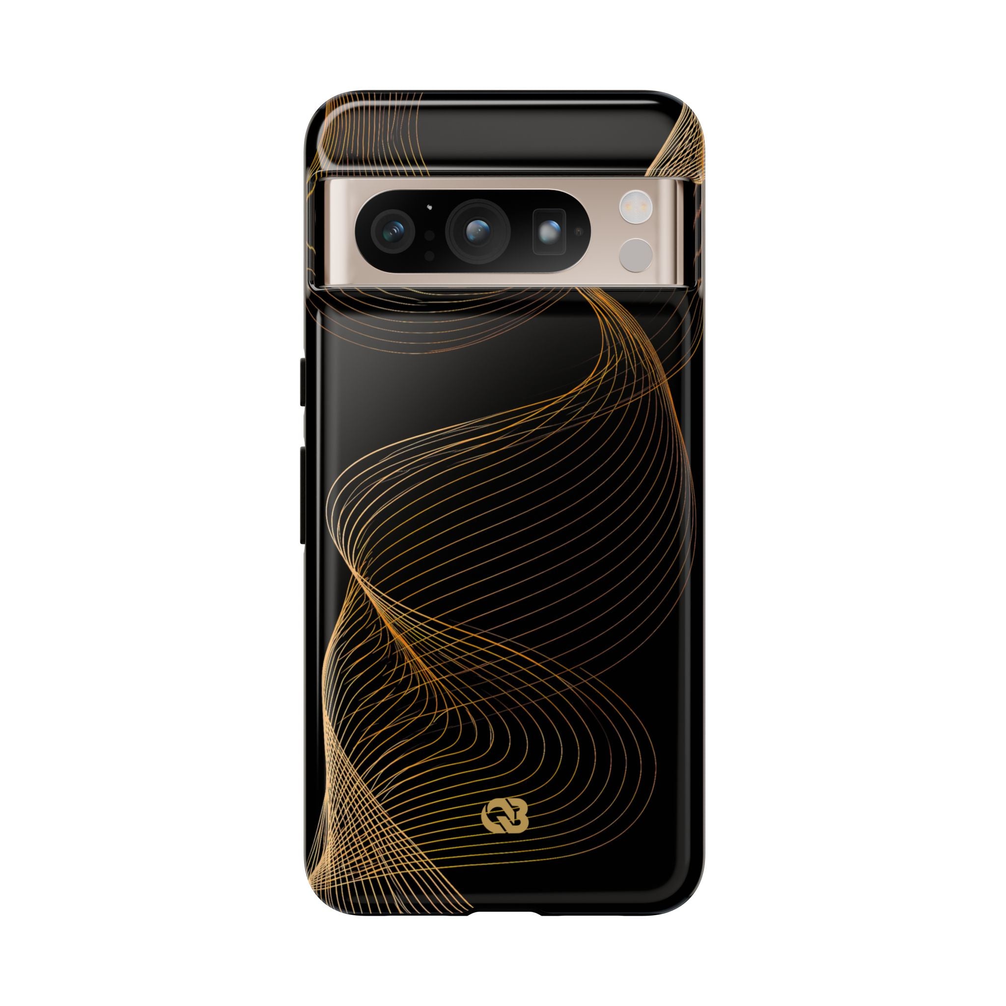 Gold Tough Phone Case for Google Pixel - Burnished Bronze Helix